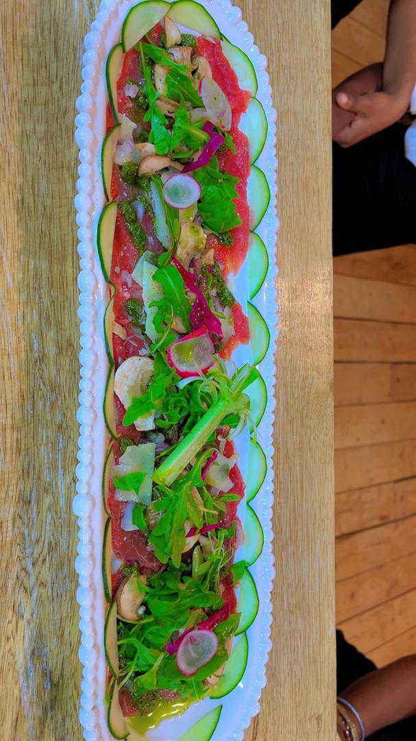 Carpaccio de filet de bœuf